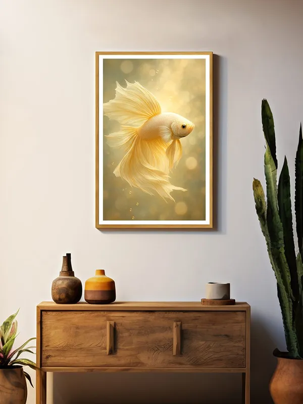 Graceful_Cream_Betta_Fish_Wall_Art_|_24X36_Box_Fiber_Canvas_|_Soft_Gold_&_Beige_Tones_for_Calming_D�cor_GOF24360874