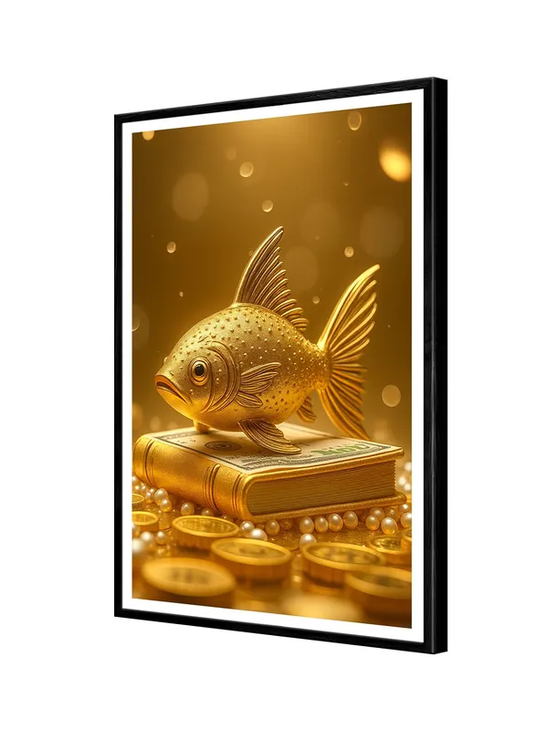 Golden_Fish_with_Coins_Canvas_-_24x36_Box_Fiber_Frame_|_Wealth_Symbol_Art_Print_|_Luxury_Gold_Decor_|_Prosperity_Artwork_BLF24360905