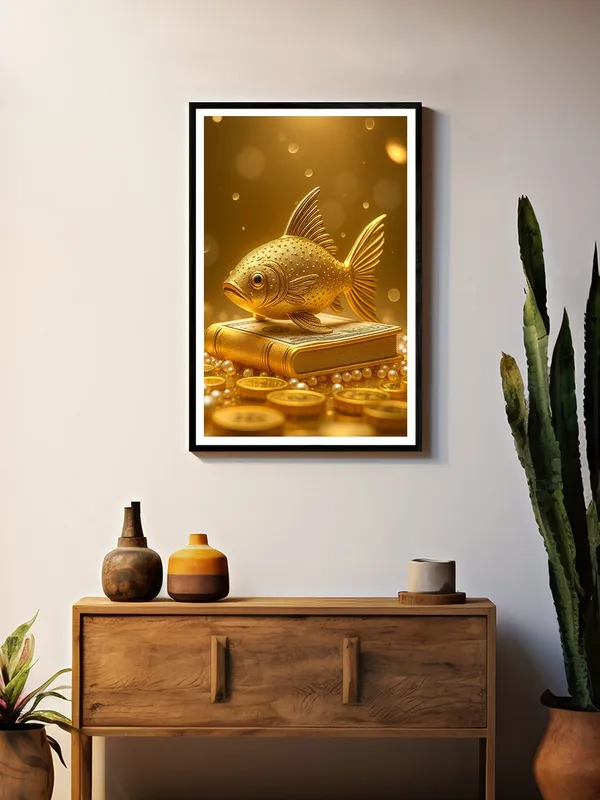 Golden_Fish_with_Coins_Canvas_-_24x36_Box_Fiber_Frame_|_Wealth_Symbol_Art_Print_|_Luxury_Gold_Decor_|_Prosperity_Artwork_BLF24360905