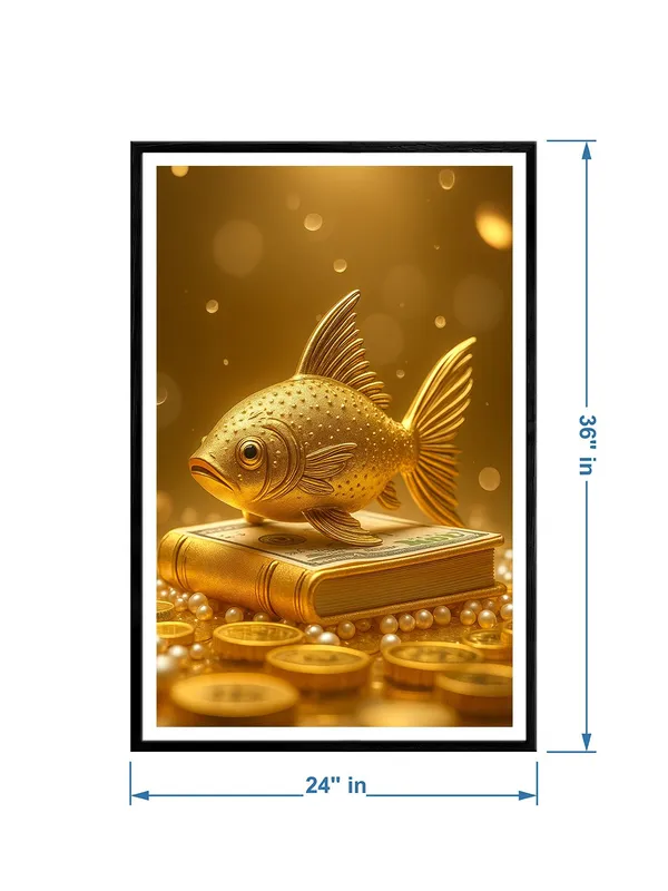 Golden_Fish_with_Coins_Canvas_-_24x36_Box_Fiber_Frame_|_Wealth_Symbol_Art_Print_|_Luxury_Gold_Decor_|_Prosperity_Artwork_BLF24360905