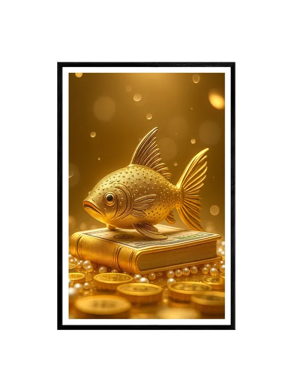 Golden_Fish_with_Coins_Canvas_-_24x36_Box_Fiber_Frame_|_Wealth_Symbol_Art_Print_|_Luxury_Gold_Decor_|_Prosperity_Artwork_BLF24360905