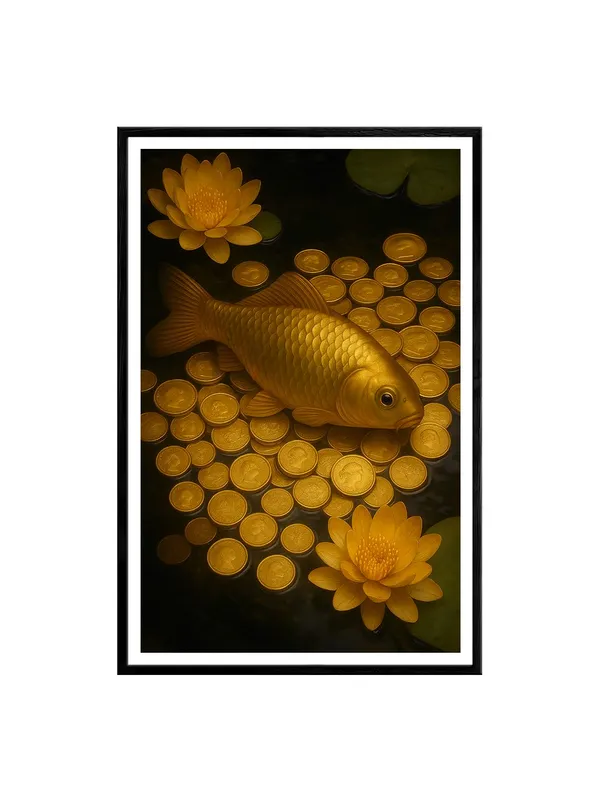 Golden_Koi_and_Coin_Pond_Canvas_Painting_|_24X36_Box_Fiber_Frame_|_Prosperity_Fish_Wall_Art_for_Wealth_Attraction_BLF24360873
