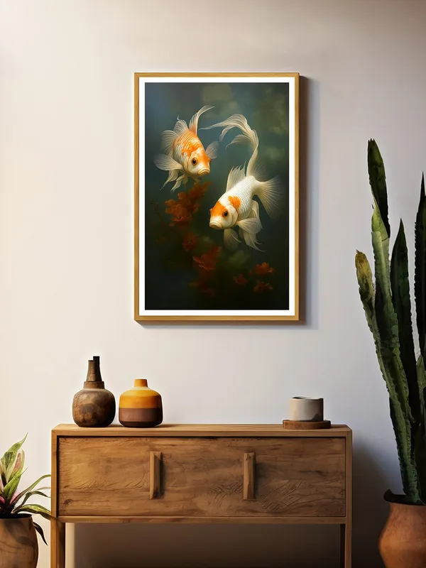 Twin_Koi_Underwater_Canvas_-_24x36_Box_Fiber_Frame_|_Realistic_Goldfish_Duo_|_Calm_Pond_Scene_|_Nature-Inspired_Wall_Art_GOF24360925