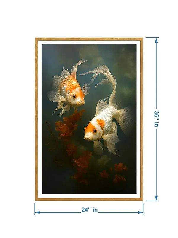 Twin_Koi_Underwater_Canvas_-_24x36_Box_Fiber_Frame_|_Realistic_Goldfish_Duo_|_Calm_Pond_Scene_|_Nature-Inspired_Wall_Art_GOF24360925