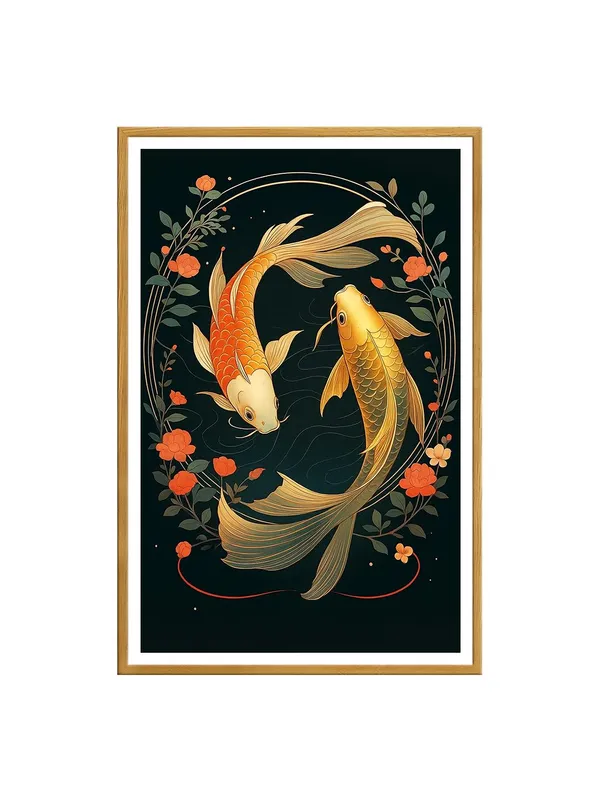 Box_Fiber_Canvas_Painting_Frame_24x36_-_Yin_Yang_Golden_Koi_Fish_on_Black_Background_|_Spiritual_Balance_Wall_Art_GOF24360889