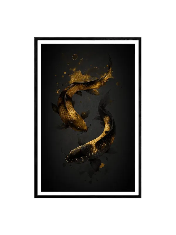 Yin_Yang_Black_Gold_Koi_Fish_Box_Fiber_Canvas_Painting_Frame_24X36_-_Zen_Feng_Shui_Wall_Art_Decor_BLF24360880