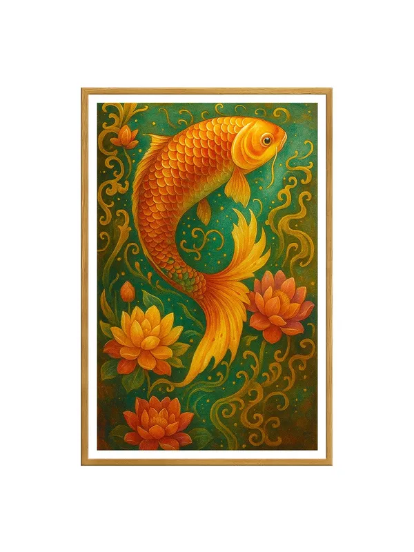 Mystic_Golden_Koi_with_Lotus_&_Swirls_|_Box_Fiber_Canvas_Frame_|_24x36_|_Fantasy_Spiritual_Fish_Art_GOF24360945