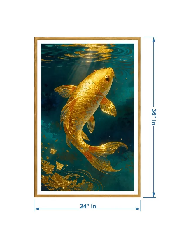 Golden_Koi_Fish_Underwater_Scene_-_24x36_Box_Fiber_Canvas_|_Sunlight_Glow_&_Ripple_Effect_Art_|_Prosperity_Symbolism_Decor_GOF24360909