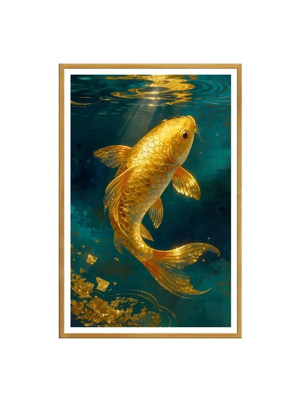 Golden_Koi_Fish_Underwater_Scene_-_24x36_Box_Fiber_Canvas_|_Sunlight_Glow_&_Ripple_Effect_Art_|_Prosperity_Symbolism_Decor_GOF24360909