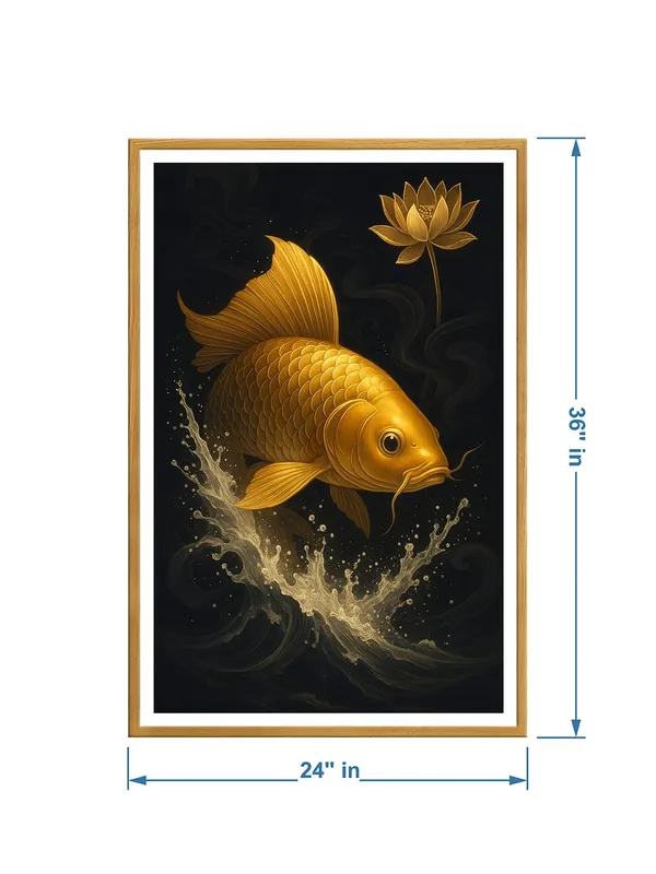 Gold_Koi_Fish_with_Lotus_Box_Fiber_Canvas_Painting_Frame_-_24x36_Inch_|_Zen_Style_Wall_Art_for_Meditation_&_Decor_GOF24360898