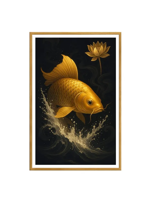 Gold_Koi_Fish_with_Lotus_Box_Fiber_Canvas_Painting_Frame_-_24x36_Inch_|_Zen_Style_Wall_Art_for_Meditation_&_Decor_GOF24360898