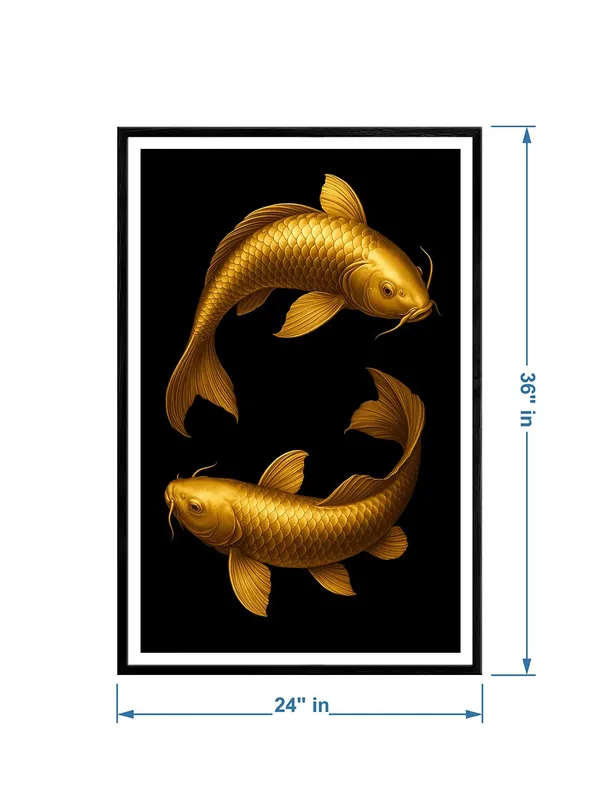 Twin_Golden_Koi_Fish_Painting_on_24X36_Box_Fiber_Canvas_�_Premium_Wall_Art_for_Living_Room_and_Office_Decor_BLF24360867