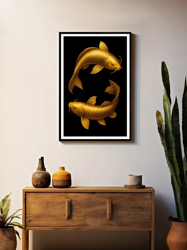 Twin_Golden_Koi_Fish_Painting_on_24X36_Box_Fiber_Canvas_�_Premium_Wall_Art_for_Living_Room_and_Office_Decor_BLF24360867