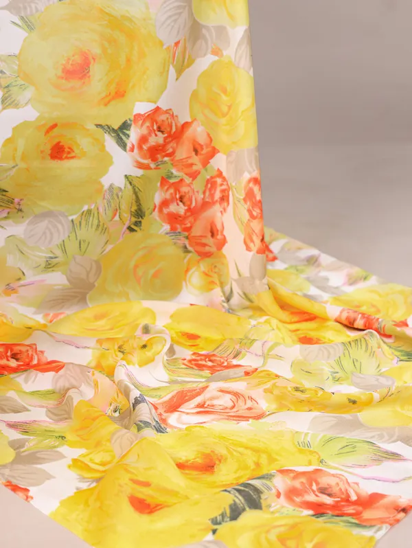 Yellow_Satin_Saree_Collection_With_Blouse_For_Women
