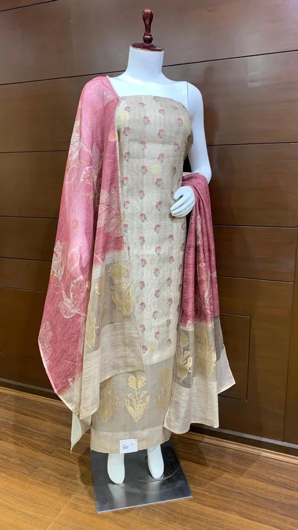 Multicolor_Chanderi_Premium_&_Elegant_Traditional_Unstich_Suit_For_Women