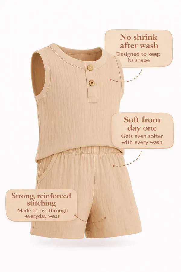 Brown_Pure_Organic_Cotton_Pajama_Set_For_Kids