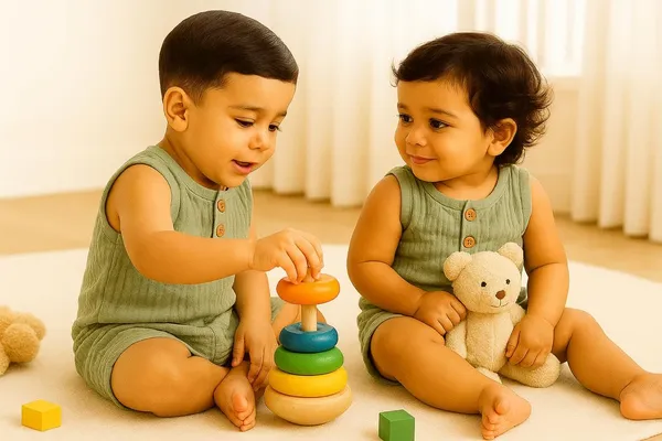 Green_Pure_Organic_Cotton_Pajama_Set_For_Kids