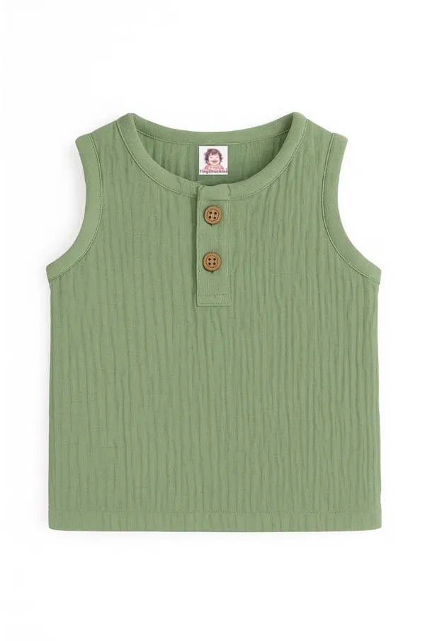 Green_Pure_Organic_Cotton_Pajama_Set_For_Kids
