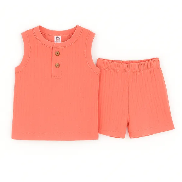 Orange_Pure_Organic_Cotton_Pajama_Set_For_Kids