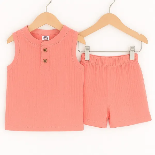 Pink_Pure_Organic_Cotton_Pajama_Set_For_Kids