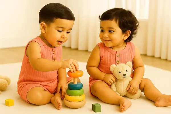 Pink_Pure_Organic_Cotton_Pajama_Set_For_Kids
