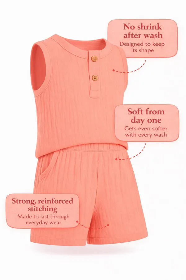 Pink_Pure_Organic_Cotton_Pajama_Set_For_Kids