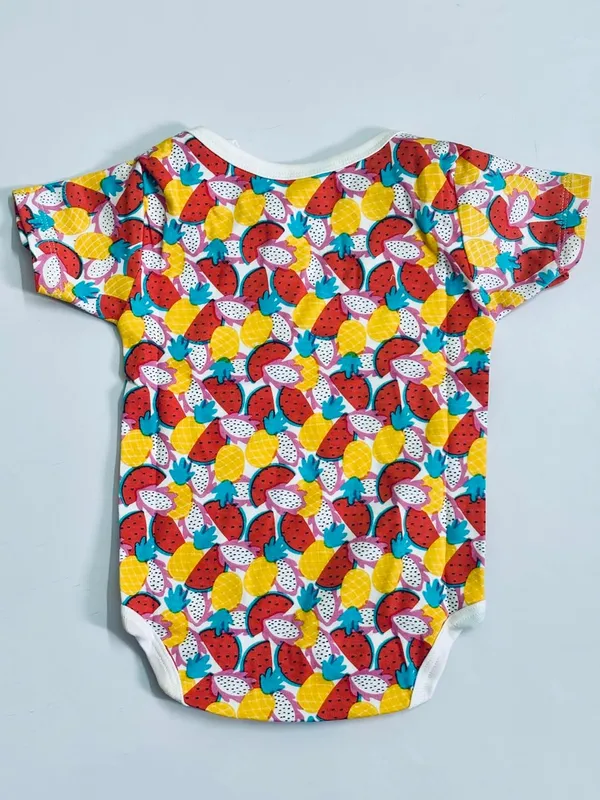 Multicolor_Pure_Organic_Cotton_Baby_Romper_(Large_Fruits)