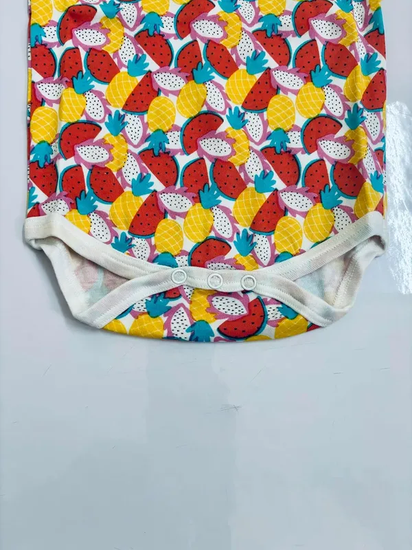 Multicolor_Pure_Organic_Cotton_Baby_Romper_(Large_Fruits)