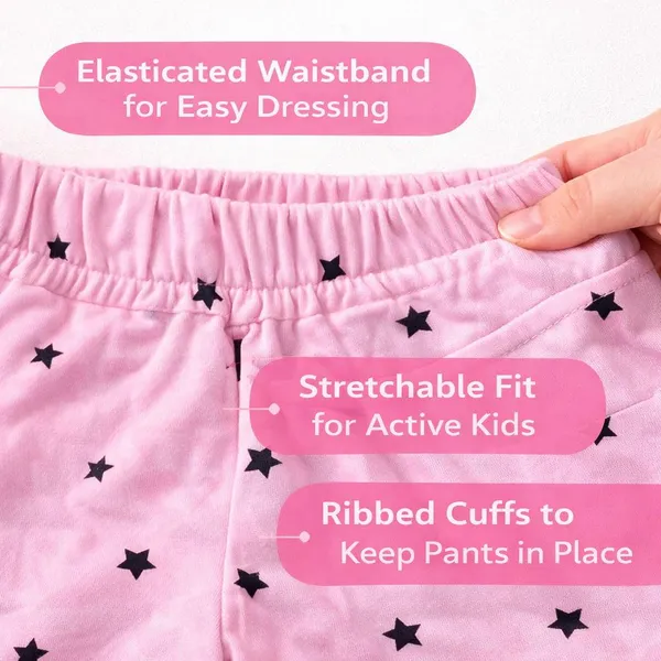 TinyChuckles_Star_Co-ord_Set_|_Soft_Cotton_Tee_&_Pajama_|_Unisex_Kids_Nightwear_&_Home_Wear