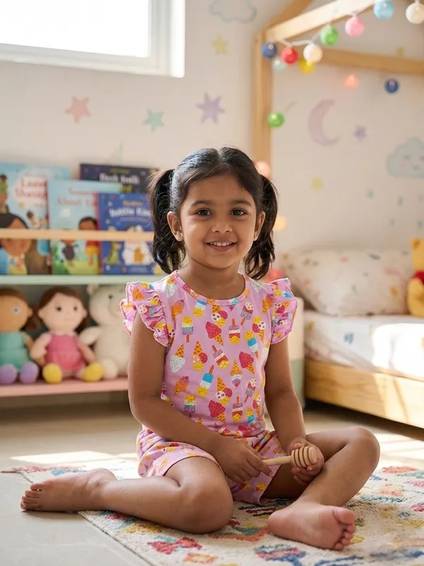 TinyChuckles_Sweet_Treats_Cotton_Co-ord_Set_for_Girls