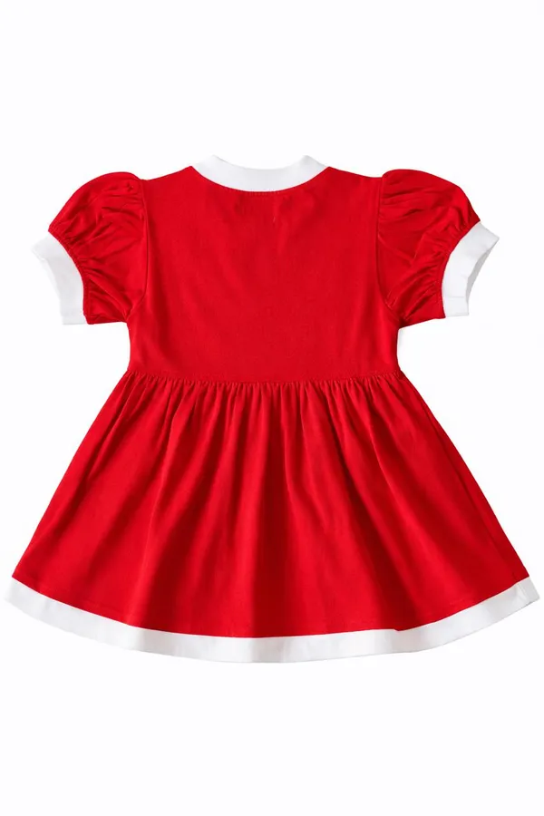 TinyChuckles_|_Ruby_Bloom_Cotton_Dress_for_Girls_|_100%_Soft_Cotton_|_Ultrasoft,_Breathable_Dress