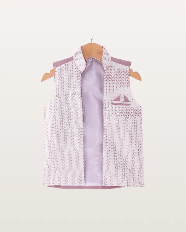 Dusty_Rose_Kurta_&_Pyjama_With_Embroidered_Jacket_Set_For_Kids