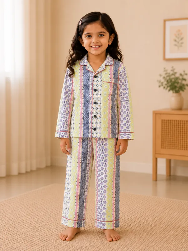 100%_Pure_Cotton_Nightsuit_|_Ultra-Soft_&_Breathable_Sleepwear_|_All_Season_Comfort_|_For_Kids_|_Pastel_Patch