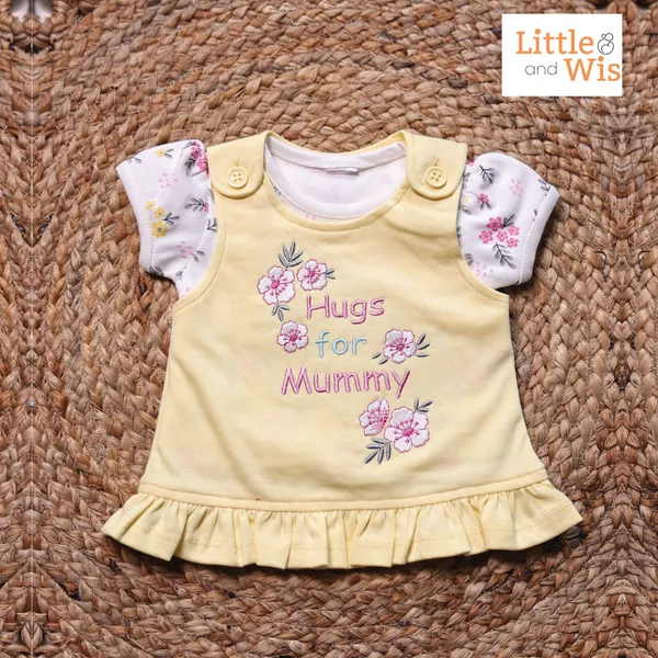 Yellow_Sunflower_Pure_Cotton_Frock_For_Girls