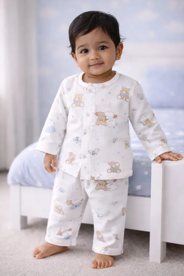 Pure_Muslin_Cotton_Nightsuit_for_Babies_&_Kids_|_Soft_&_Breathable_|_Teddy_Snuggle