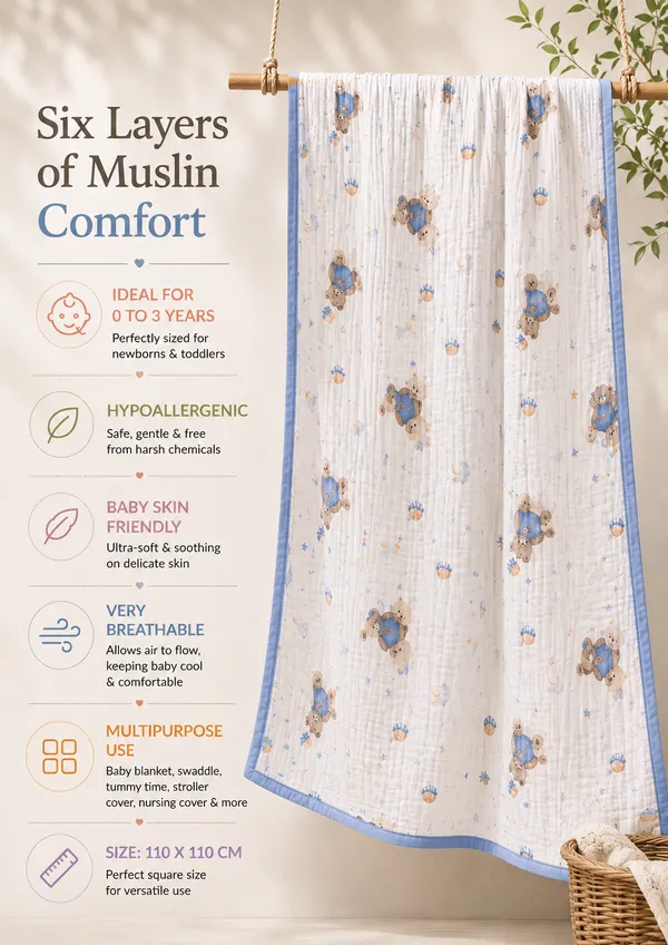 6_layer_muslin_blanket_-_Blue_Teddy
