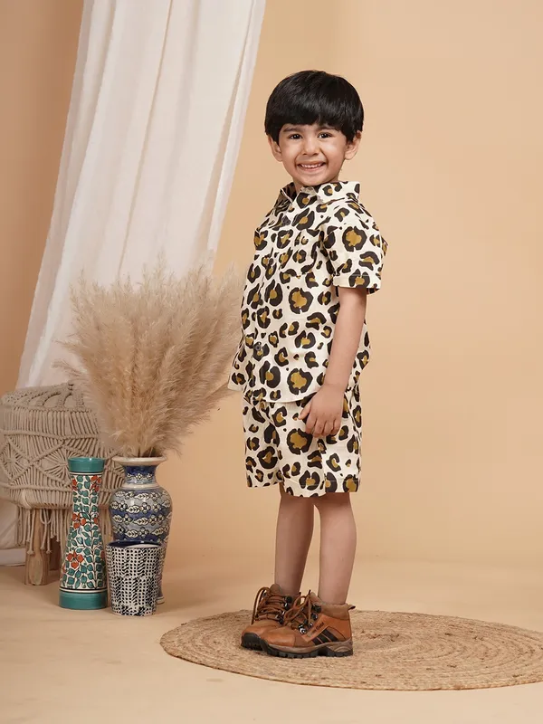Brown__Pure_Cotton_Cheetah_Print_Co-Ord_Set_For_Boys