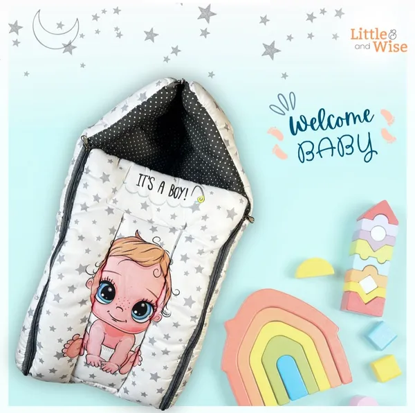 Black__Cotton_Baby_Nest_Bed_For_Babies