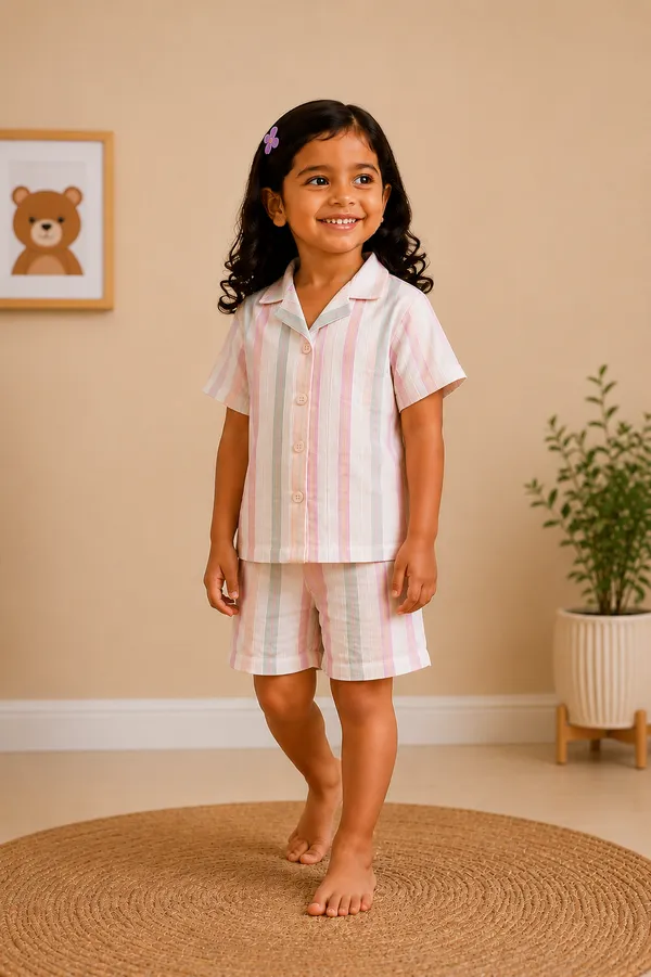 100%_Muslin_Cotton_Co-ord_Set_-_Playtime_to_Bedtime_-_Pastel_Stripe