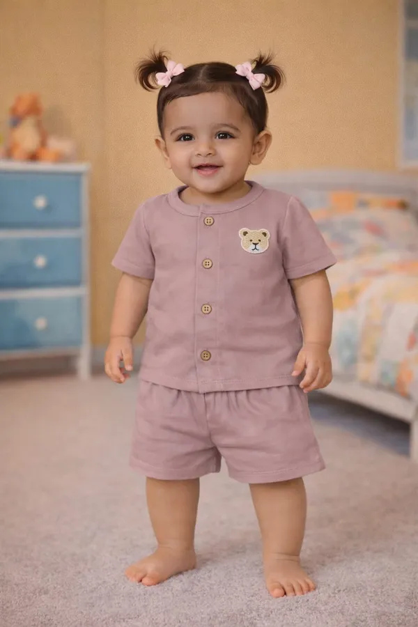 100%_Muslin_Co-ord_Set_-_Unisex-_2months_to_3_years-Peach