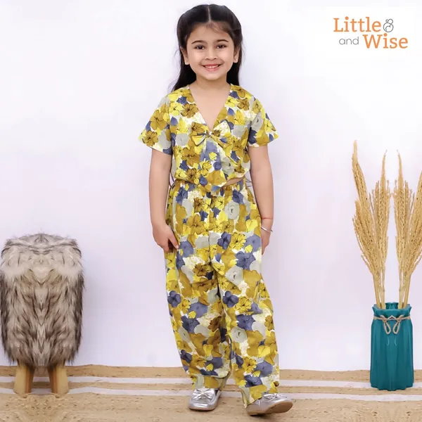 Yellow__Pure_Cotton_Sunshine_Bloom_Co-Ord_Set_For_Girls