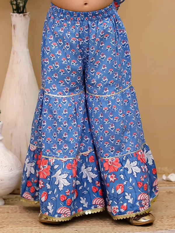 100%_Pure_Cotton_Sharara_Set-_Neelkamal