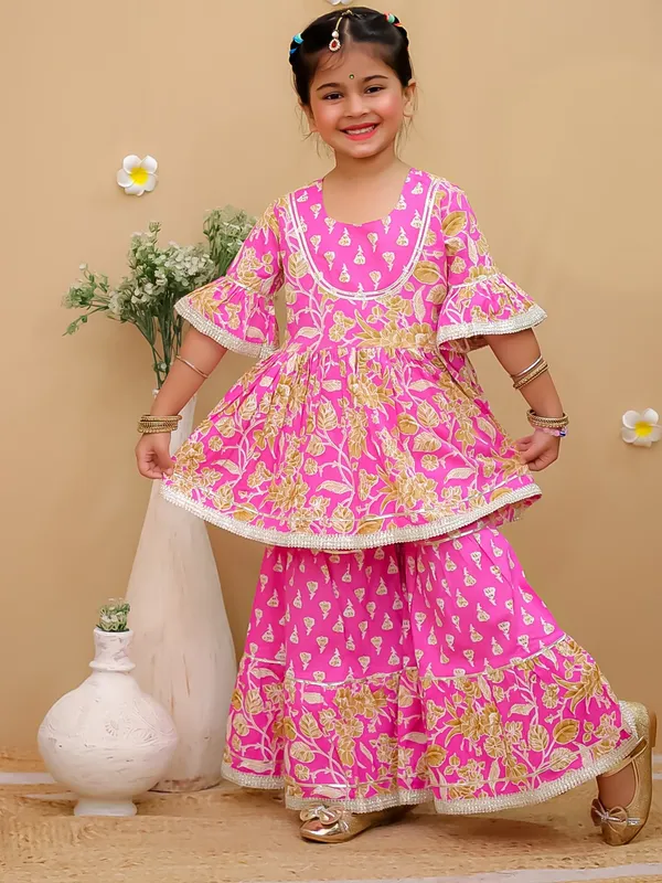 100%_Pure_Cotton_-_Pink_Phulkari_Princess