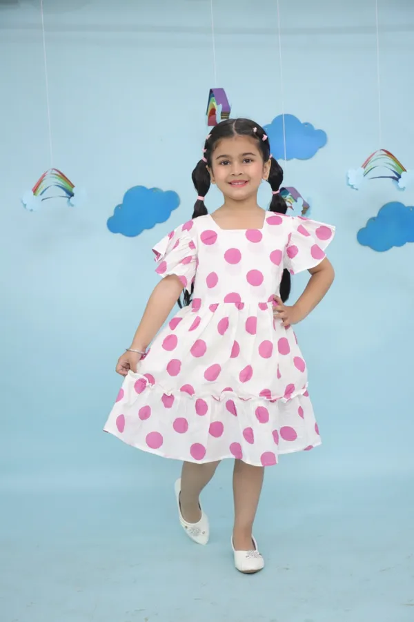 100%_Pure_Cotton_Premium_Frock_-_1yr_to_10yr_-_Polka_Dots