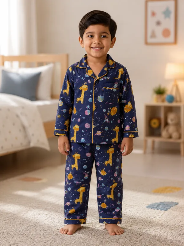 100%_Pure_Cotton_Nightsuit_|_Ultra-Soft_&_Breathable_Sleepwear_for_Babies_&_Kids_|_Space_Safari
