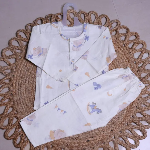Pure_Muslin_Cotton_Nightsuit_for_Babies_&_Kids_|_Soft_&_Breathable_|Rocking_Elle