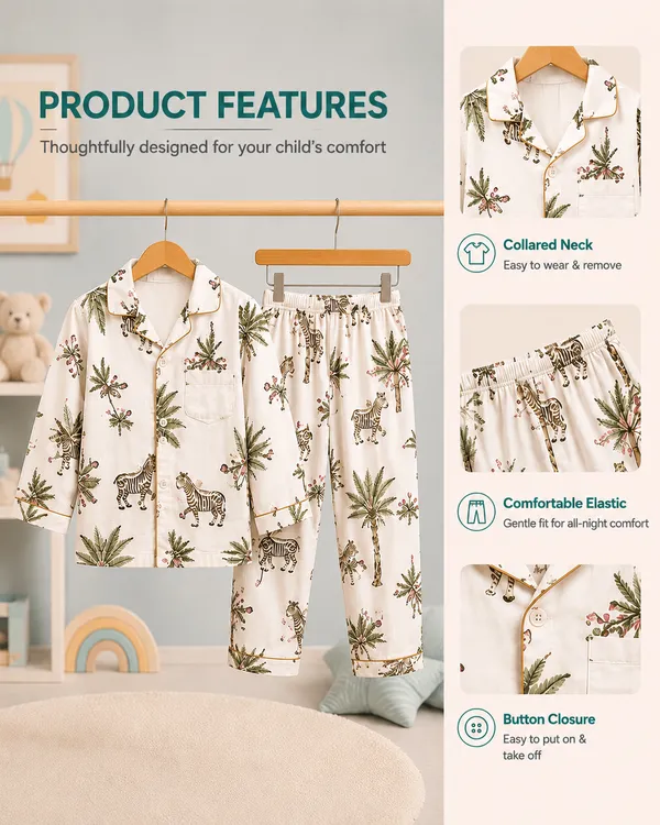 100%_Pure_Cotton_Nightsuit_|_Ultra-Soft_&_Breathable_Sleepwear_for_Babies_&_Kids_|_Palm_Safari