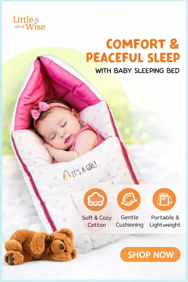 Pink__Cotton_Baby_Nest_Bed_For_Babies