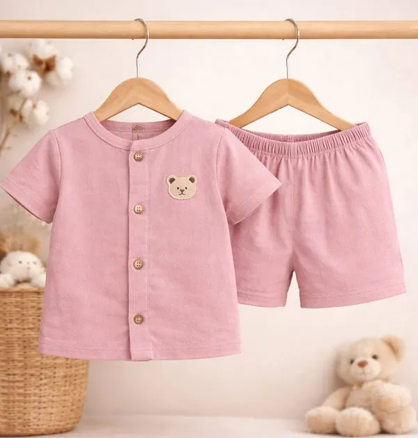 100%_Muslin_Co-ord_Set_-_Unisex-_2months_to_3_years-Pink