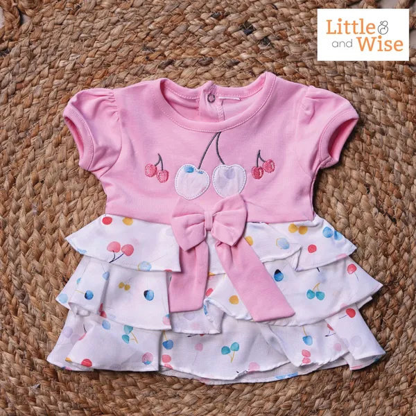 Pink_Princess_Pure_Cotton_Frock_For_Girls